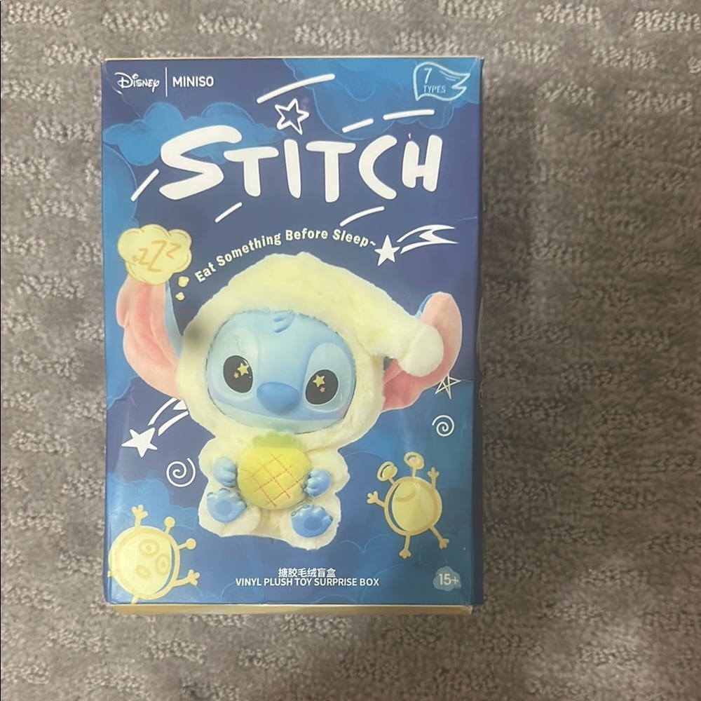 Stitch Plush Toy - Blue and Cream